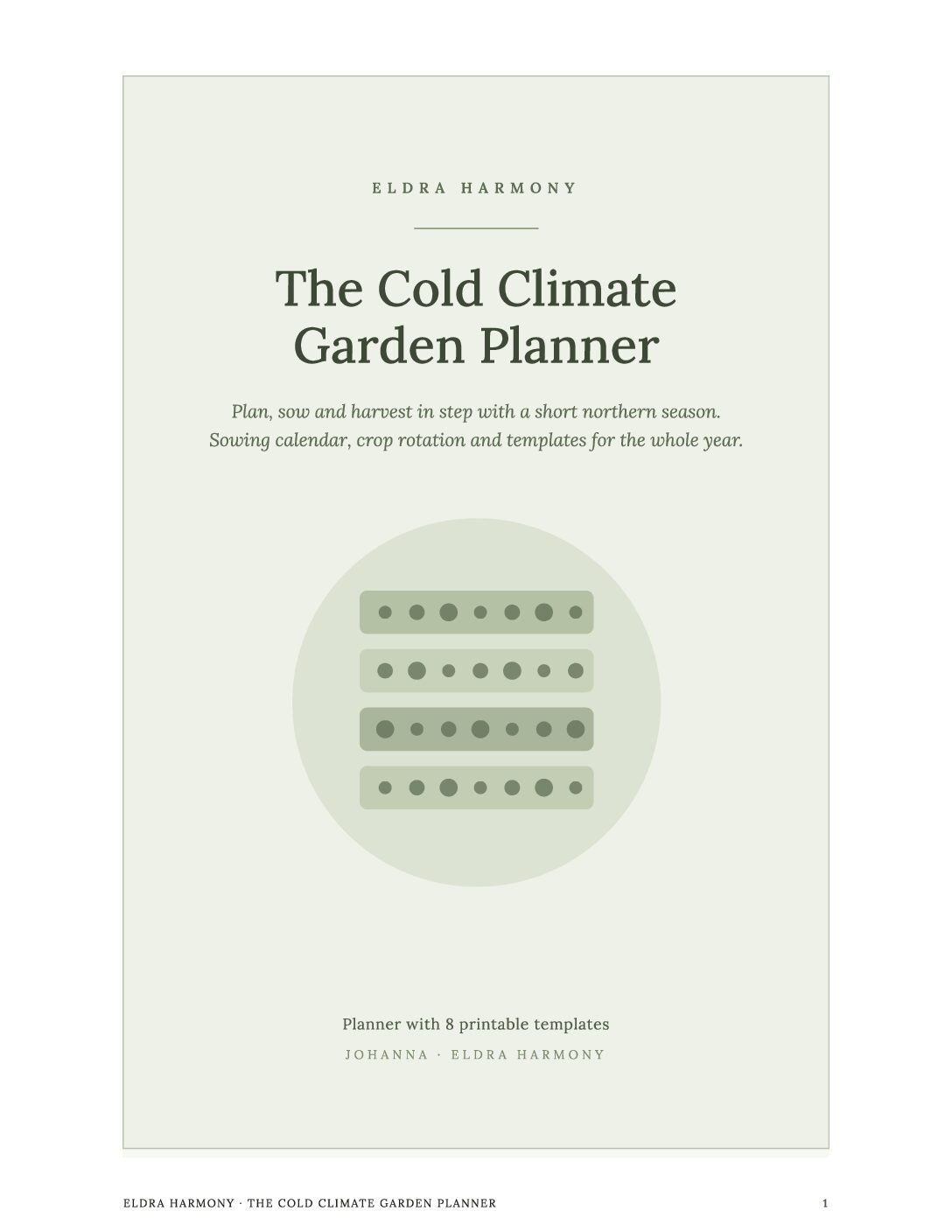 The Cold Climate Garden Planner